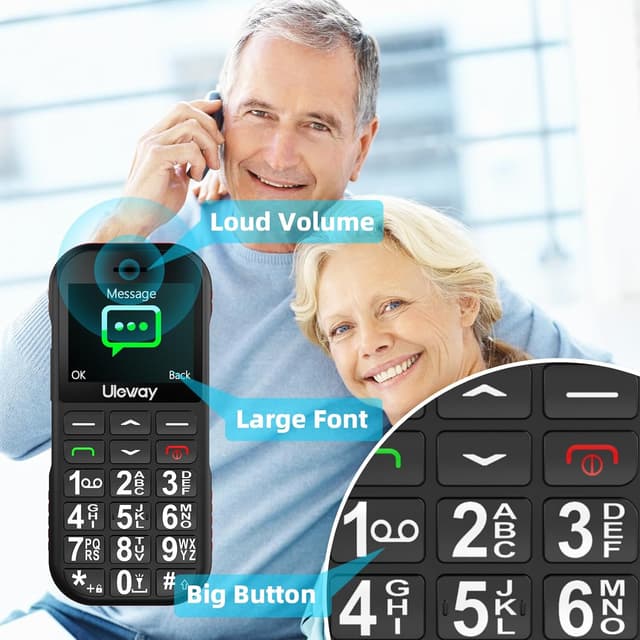 Thumbnail 6 de Telefono 4G per anziani T190 con SOS