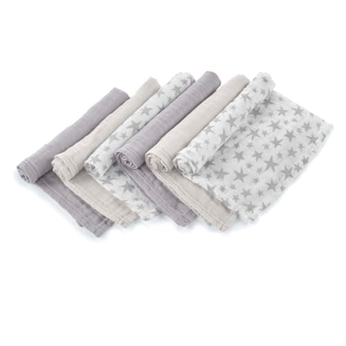 Imagen de Jané Lot de 6 Mousselines Coton Bambou 35x35 cm ⚙ en OfertitasTOP