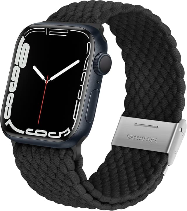Detalle de Anlinser Braided Solo Loop strap 49mm for Apple Watch