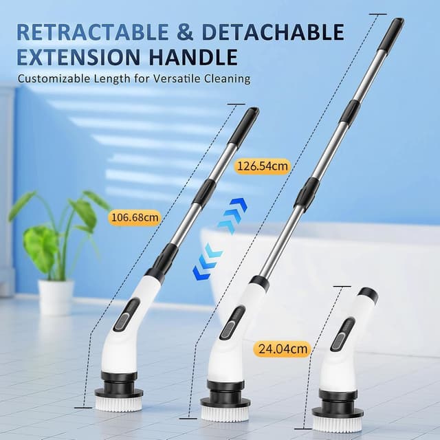 Detalle 1 de FYDEE Brosse Nettoyage Electrique 3000mAh đ§č