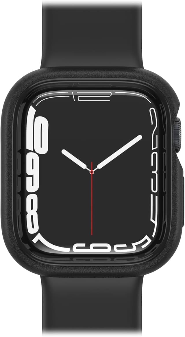 Detalle de Otterbox Watch Bumper pour Apple Watch Series 9/8/7 (41 mm) : protection anti-chocs et bord protecteur, noir