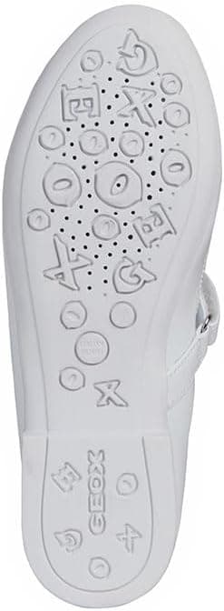 Detalle de Geox Mädchen Jr Plie’ A-Ballerinas aus Synthetik mit Gummiverschluss