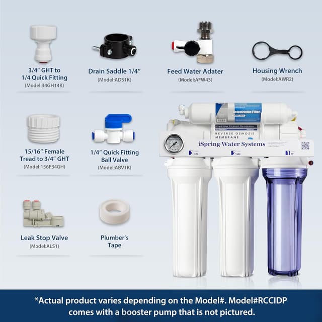 Thumbnail 6 de iSpring RCC1D 150 GPD Tankless RO/DI System