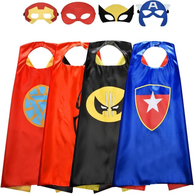 Thumbnail 6 de Roko Toys Superhero Capes for Kids 4-Pack