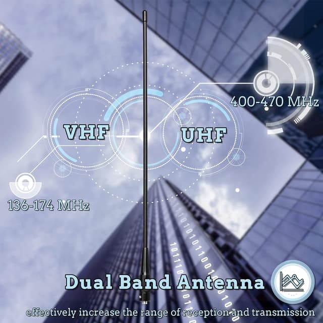 Detalle 2 de Retevis RHD771 Antenna Elite 38 cm SMA-F