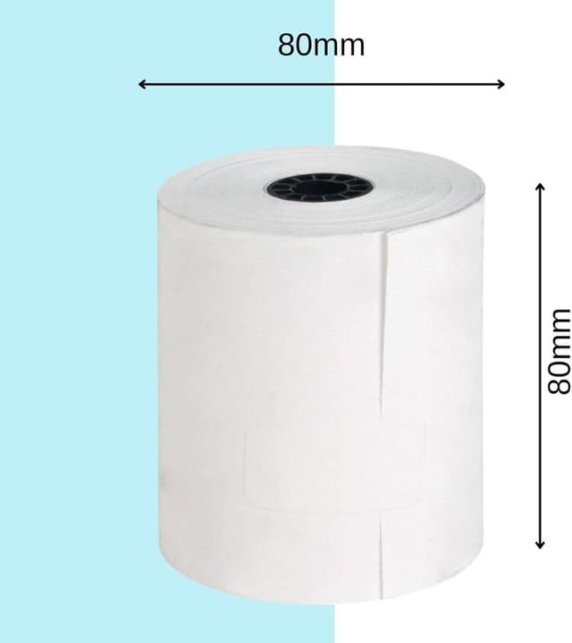 Detalle 2 de Double Dragon 80 x 80 mm thermal receipt rolls 🧾