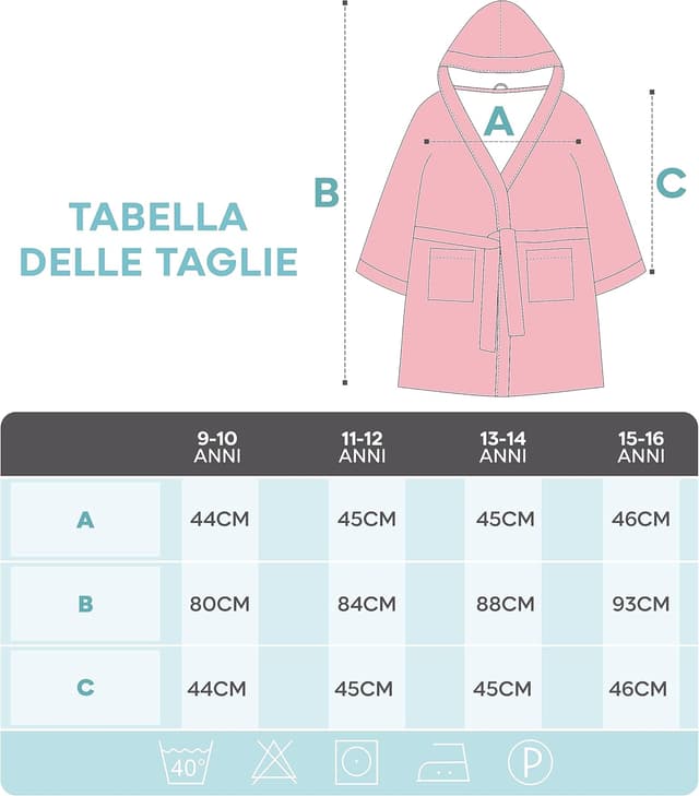 Thumbnail 4 de Twinzen accappatoio bambino adolescente cappuccio