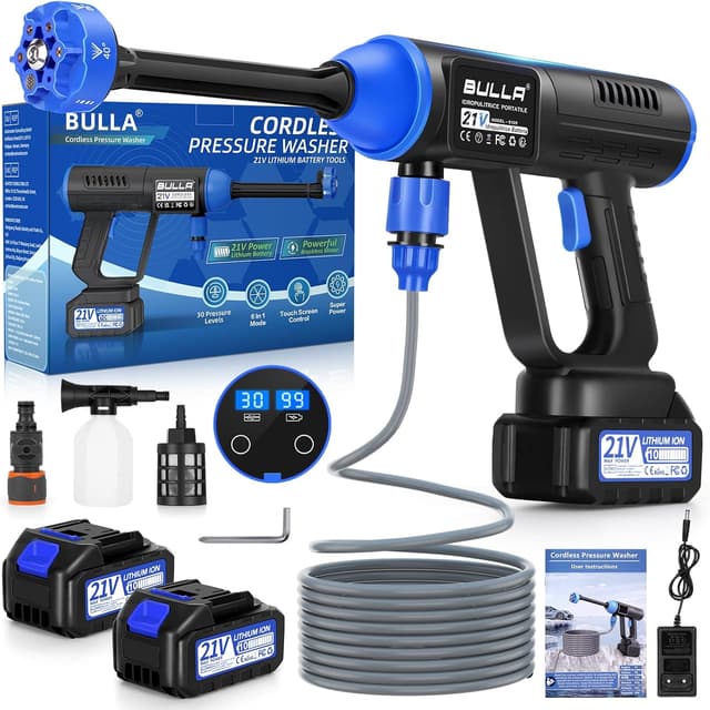 Imagen de Idropulitrice portatile senza fili 30 livelli di pressione en OfertitasTOP