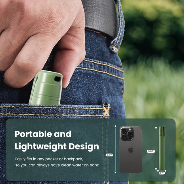 Thumbnail 2 de Joypur Paille Filtrante Survie Purificateur d'Eau