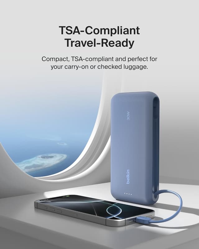 Thumbnail 4 de Belkin Portable Charger 20,000mAh PD 30W power bank