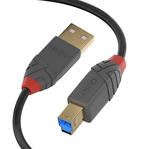 Detalle de LINDY Cable USB 3.2 A/B 5m - Conexión Rápida 🚀