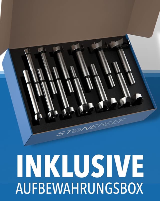 Detalle 2 de Forstnerbohrer Set 12-teilig Ø 10–50 mm