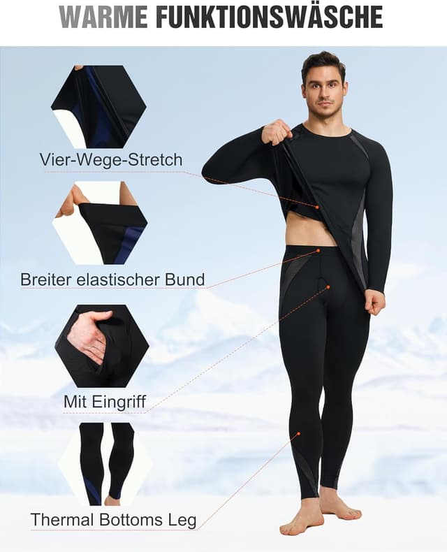 Thumbnail 3 de YESWEL Thermounterwäsche M-2XL