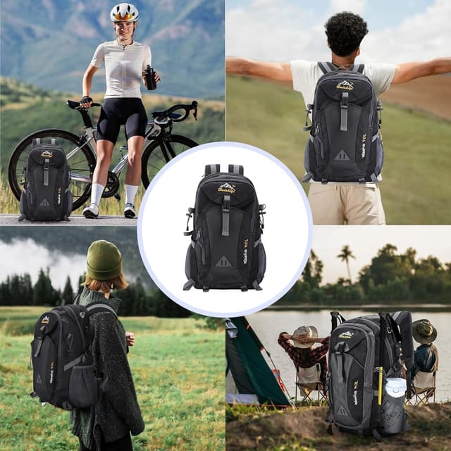 Thumbnail 6 de ROSSRORE Foldable Backpack 40L Waterproof Lightweight Travel Daypack (40L)