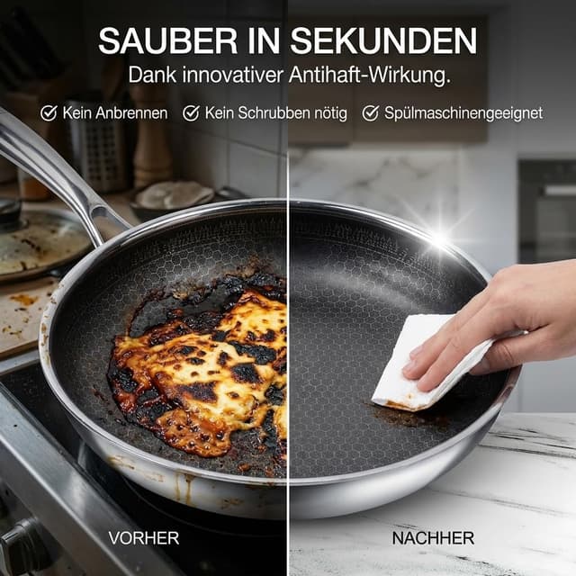 Thumbnail 2 de FIXLINE Black Forest Bratpfanne 28cm Antihaft