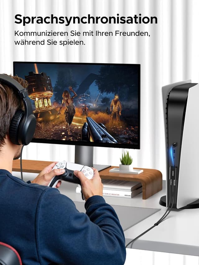 Thumbnail 5 de UGREEN Externe USB Soundkarte Klinke Adapter Schwarz