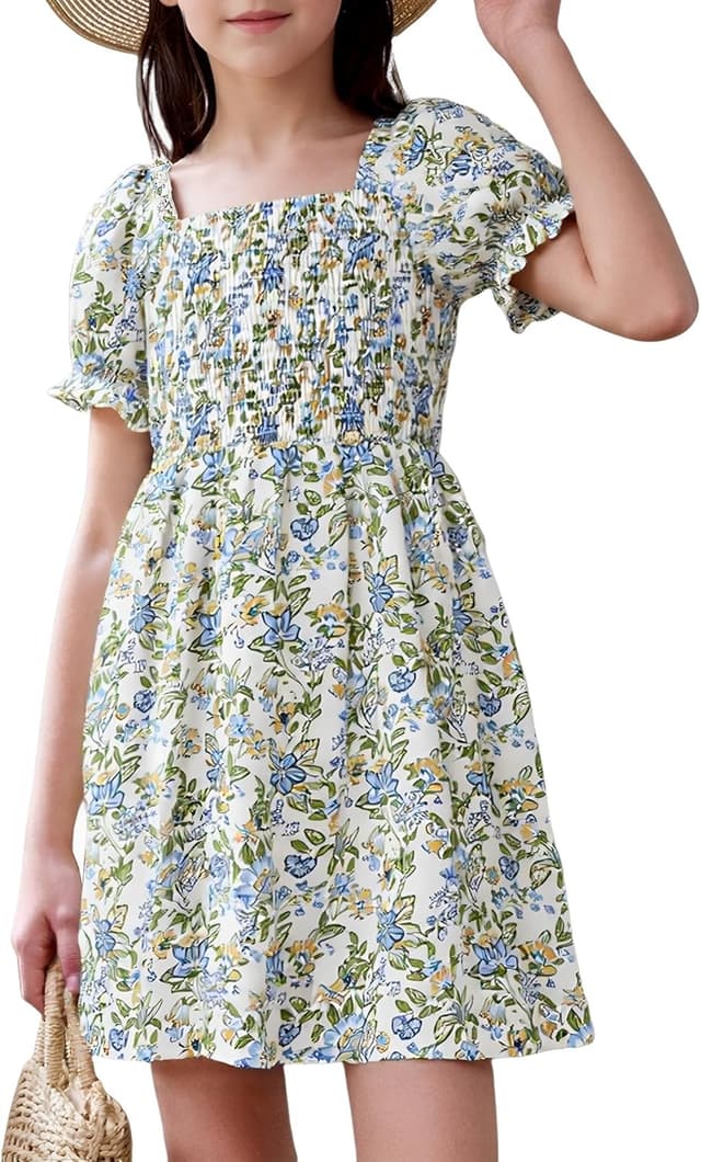 Thumbnail 6 de JiAmy Girls summer dress, square neck