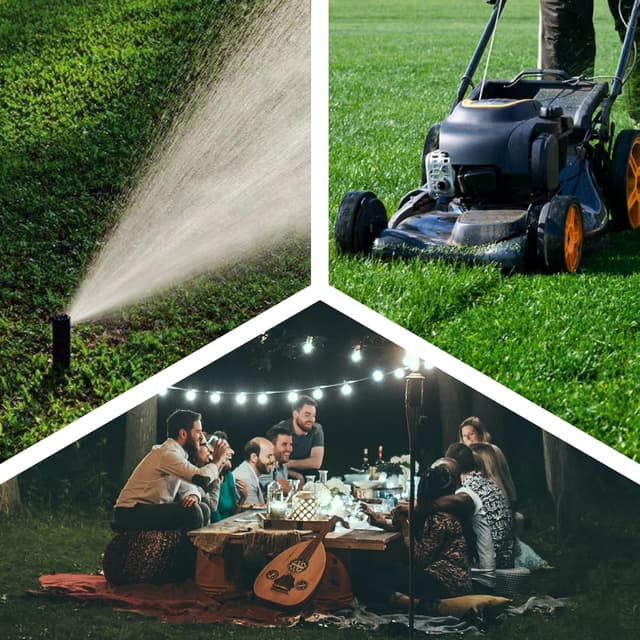 Detalle 2 de Gartensteckdosensäule 2 Steckdosen 3680 W