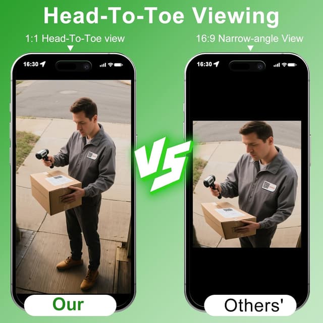 Detalle 2 de Wireless Video Doorbell Camera 2K HD