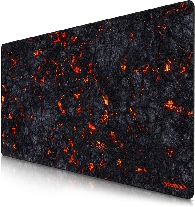 Detalle de TITANWOLF Extra Large Gaming Mouse Mat 1200x600mm (XXL/XXXl) – Oversize desk pad with non-slip rubber base
