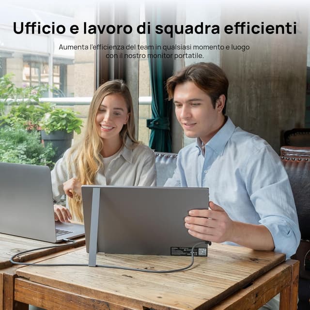 Thumbnail 6 de ARZOPA A1 monitor portatile 15,6" FHD IPS grigio con USB-C (secondo schermo ultrasottile)