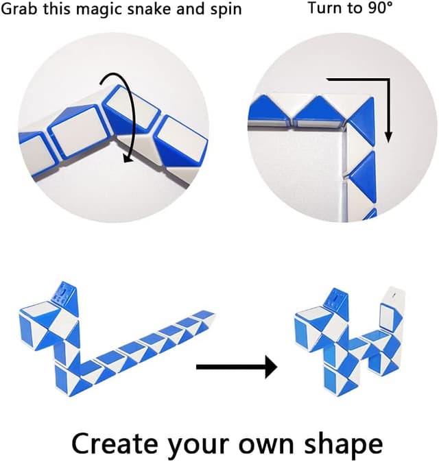 Thumbnail 6 de EACHHAHA 12 Piezas Mini Serpiente Mágica 24 secciones