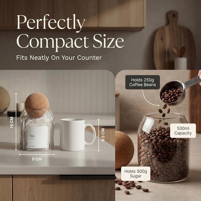 Thumbnail 5 de Tea Coffee Sugar canisters set 500ml