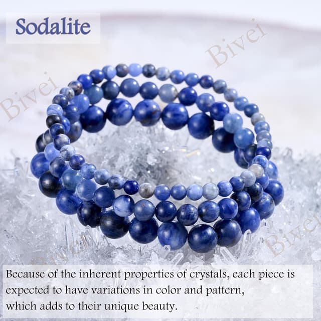 Thumbnail 4 de Bivei Kristall Armband 8mm Perlen Natürlicher Stein