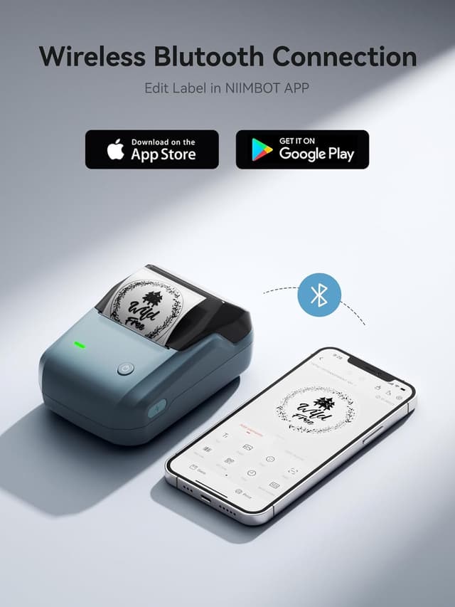 Detalle 1 de NIIMBOT B1 Bluetooth label maker 20-50mm