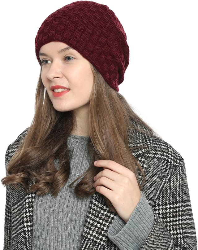 Detalle 2 de DonDon Berretto Donna Slouch Beanie con Fodera
