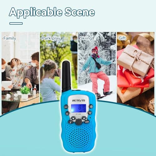 Thumbnail 7 de Retevis RT388 walkie talkie para niños (PMR 446) con linterna y VOX, 1 par