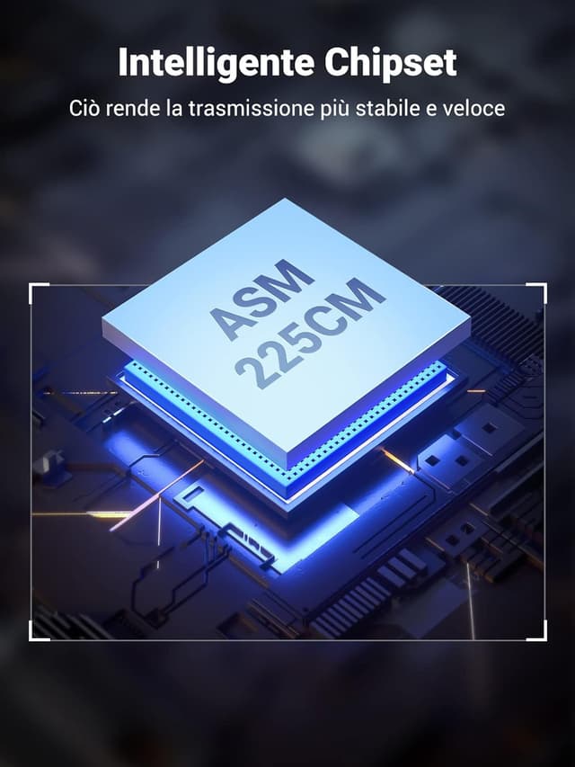 Detalle 2 de UGREEN Adattatore SATA USB 3.0 per SSD/HDD 2,5" fino a 10 TB con UASP, TRIM e S.M.A.R.T.