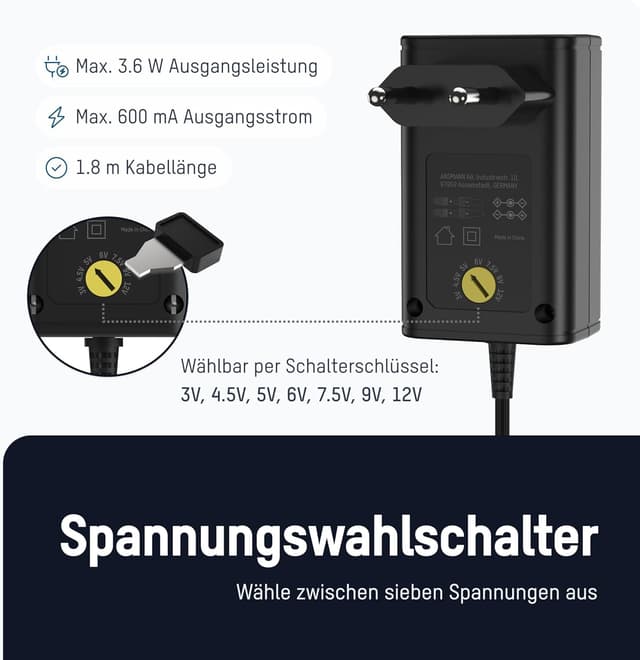 Detalle 2 de ANSMANN Universal Netzteil 12 V DC