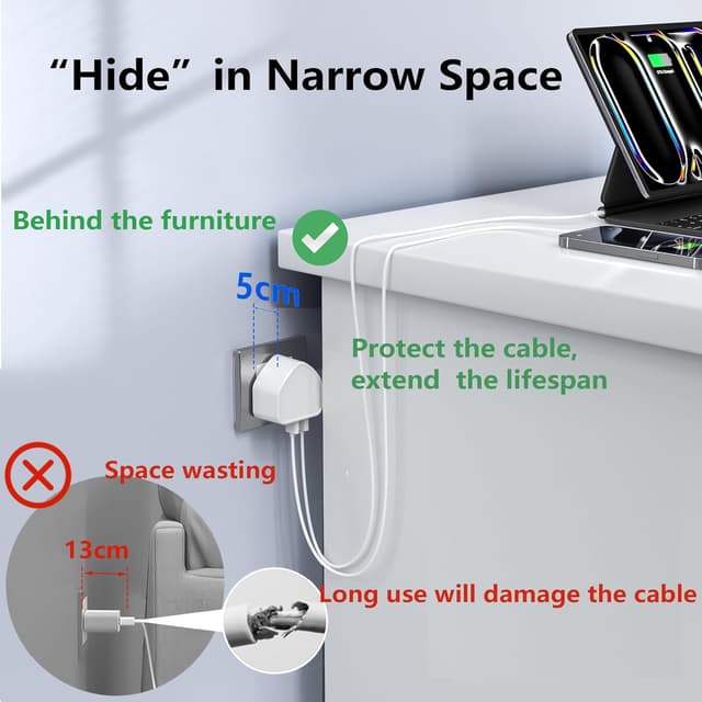 Detalle de Caricatore USB C 40 W 4 porte