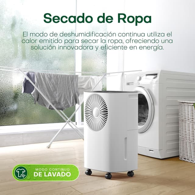 Detalle 2 de CONOPUPlus Deumidificatore portatile 12 L/giorno per casa 🏠