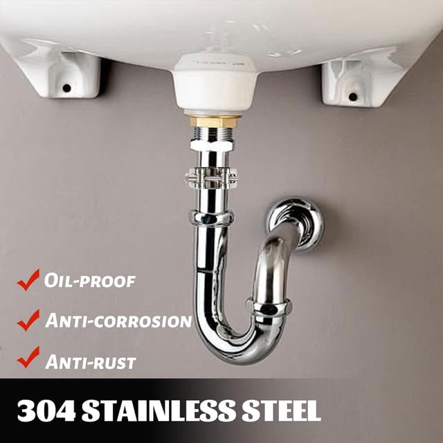 Thumbnail 2 de Motorrad Auspuffschellen 2 Stück Edelstahl 44–47mm