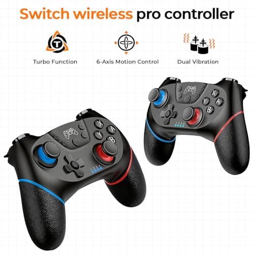 Detalle de Retear Retear Kit Accesorios Switch 2 17 en 1: mandos, protectores, agarres y funda de transporte