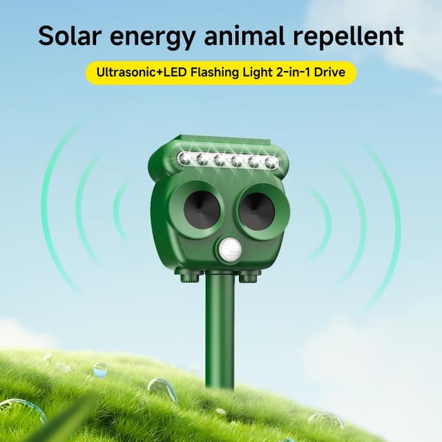 Thumbnail 1 de LOFFU Cat Repellent Garden USB Solar