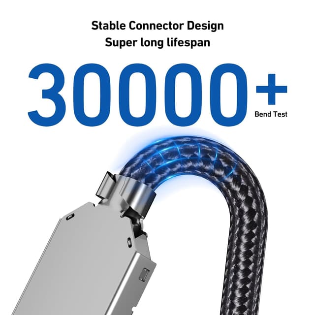 Detalle 2 de BENFEI USB 3.0 Verlängerungskabel 5 m (5 Gbps) A-Stecker auf A-Buchse für Webcam & Co.