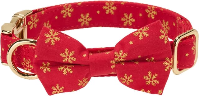 Imagen de Petiry Christmas Dog Collar with Bow Tie en OfertitasTOP