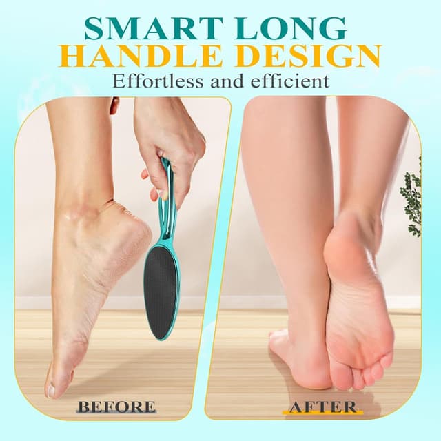 Detalle 2 de HovuuTuig Nano Glass Foot File (Metallic Green) – gentle callus remover for feet at home