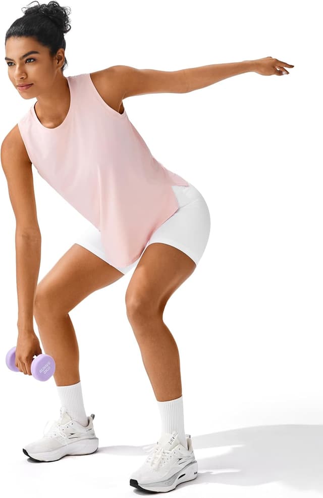 Thumbnail 6 de Ice Silk Crop Workout Tank 4-Way Stretch