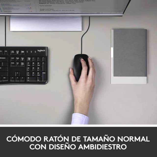 Detalle de Logitech MK120 Combo teclado y ratón