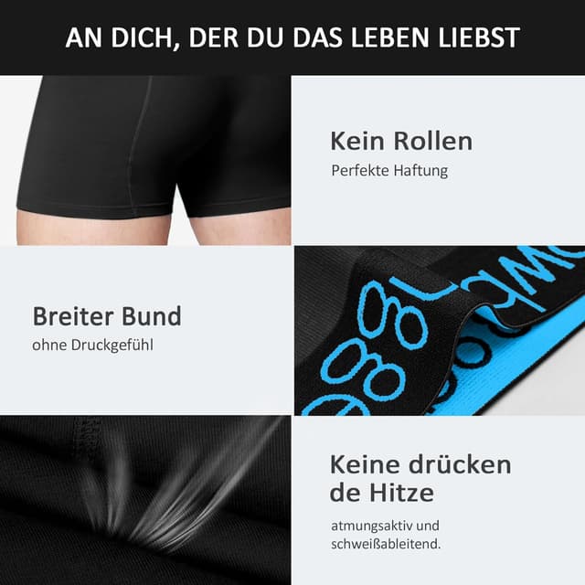 Thumbnail 6 de Lowbangge Herren Boxershorts 9er Pack