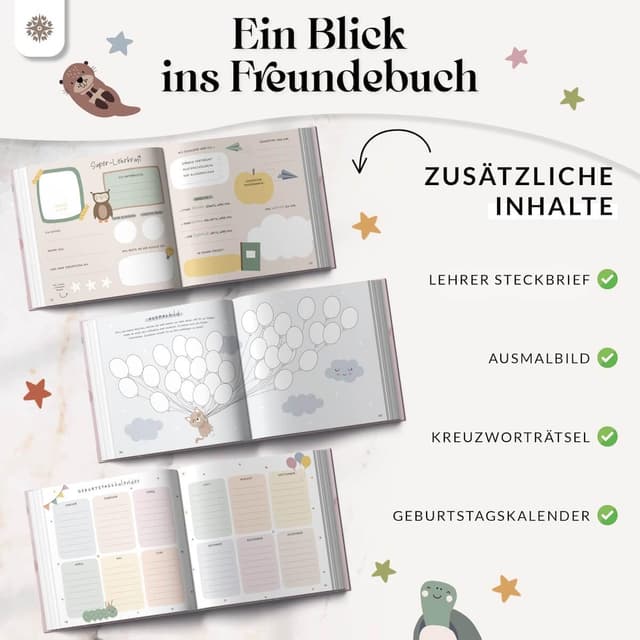 Thumbnail 4 de LEBENSKOMPASS Freundebuch ZAUBER