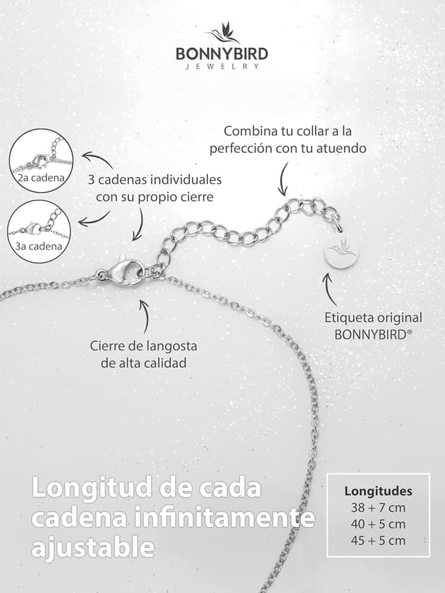 Thumbnail 4 de BONNYBIRD BonnySydney Collar mujer 38 cm