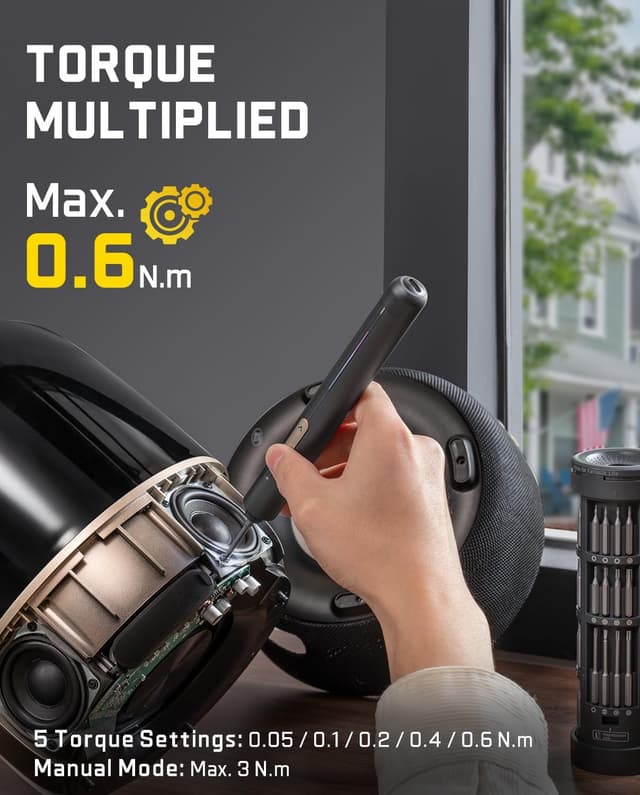 Detalle 2 de Fanttik E2 Ultra Mini Elektro Schraubendreher 50-in-1