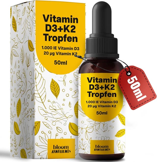 Detalle de Vitamin D3 K2 Tropfen hochdosiert 50 ml