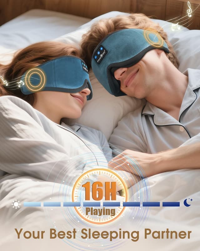 Thumbnail 4 de MUSICOZY 3D Bluetooth Sleep Mask 16H