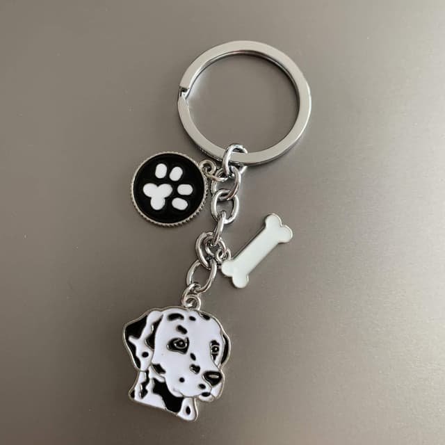 Detalle 2 de Dog ID Tags Keychain small metal dog tag
